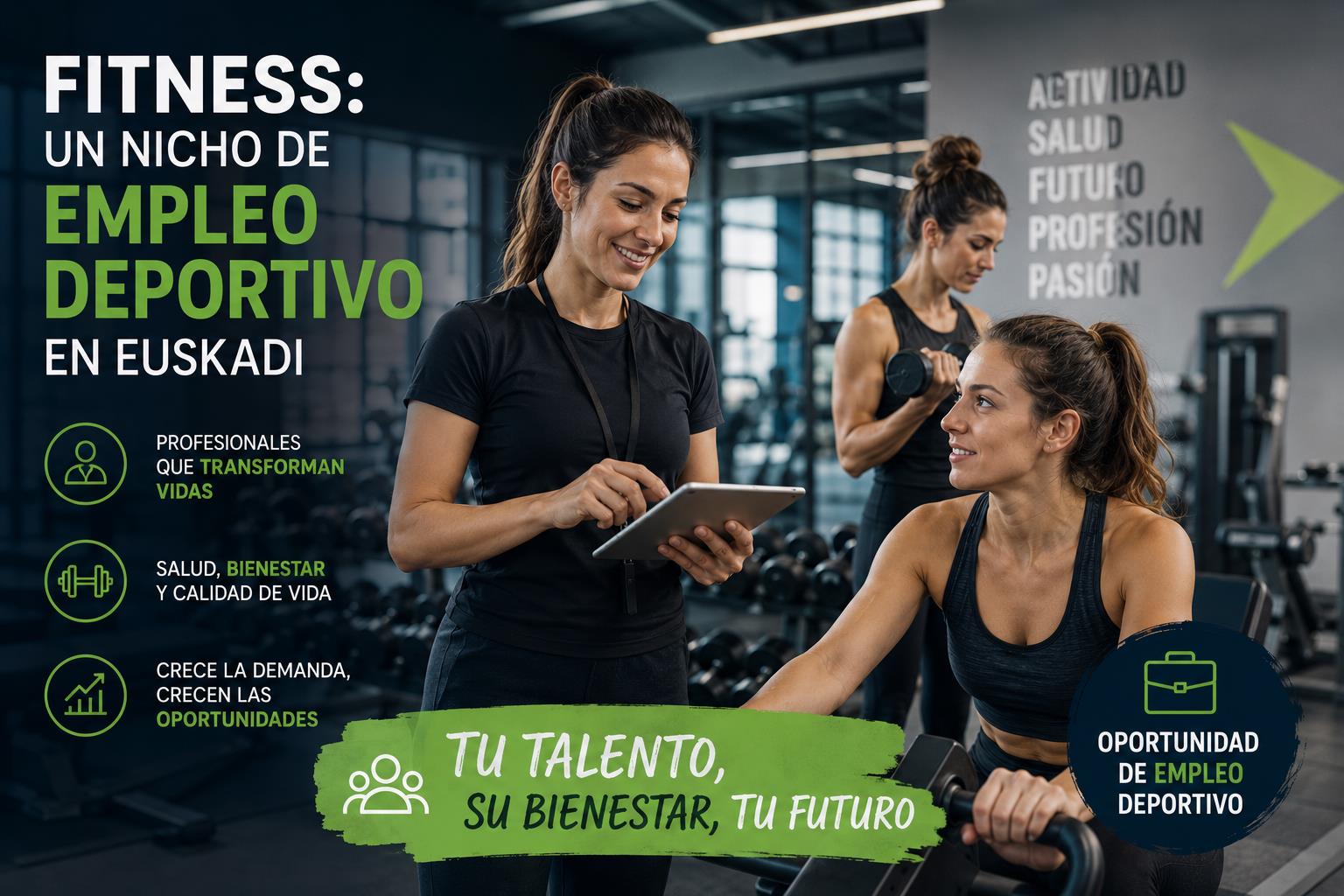 El fitness, un nicho estratégico de empleo deportivo en Euskadi